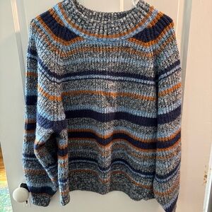 Old Navy Multicolor Striped Sweater